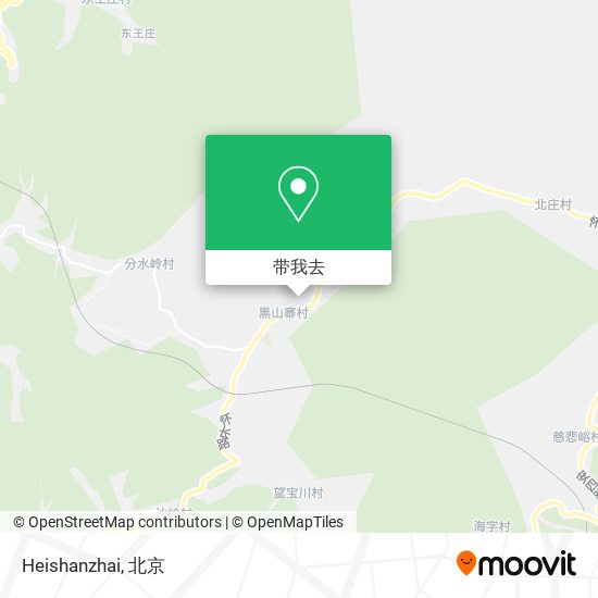 Heishanzhai地图