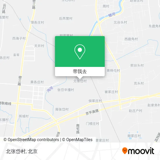 北张岱村地图