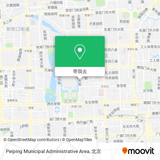 Peiping Municipal Administrative Area地图