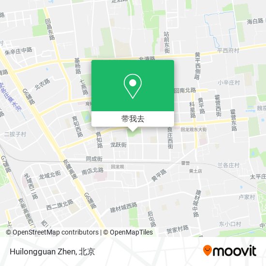 Huilongguan Zhen地图
