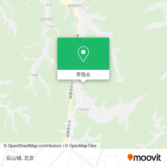 后山铺地图