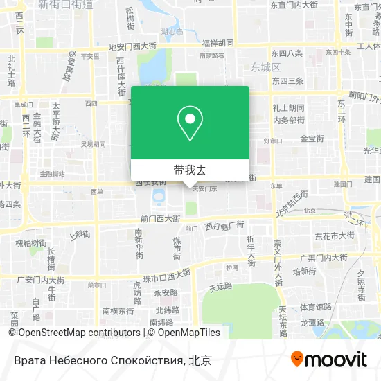 Врата Небесного Спокойствия地图