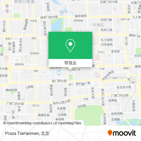 Praza Tian'anmen地图
