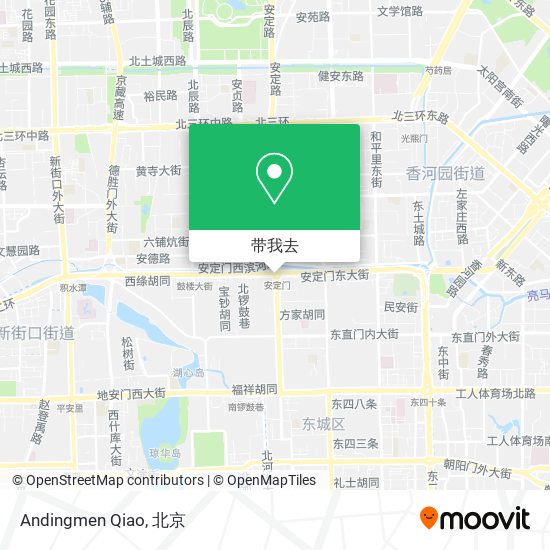 Andingmen Qiao地图
