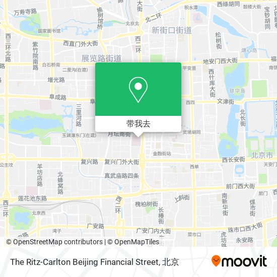 The Ritz-Carlton Beijing Financial Street地图