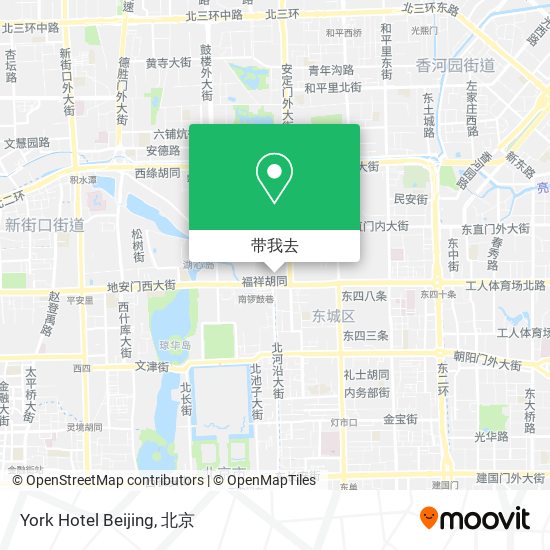 York Hotel Beijing地图