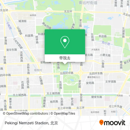 Pekingi Nemzeti Stadion地图