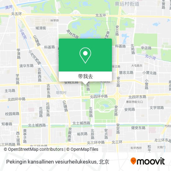 Pekingin kansallinen vesiurheilukeskus地图