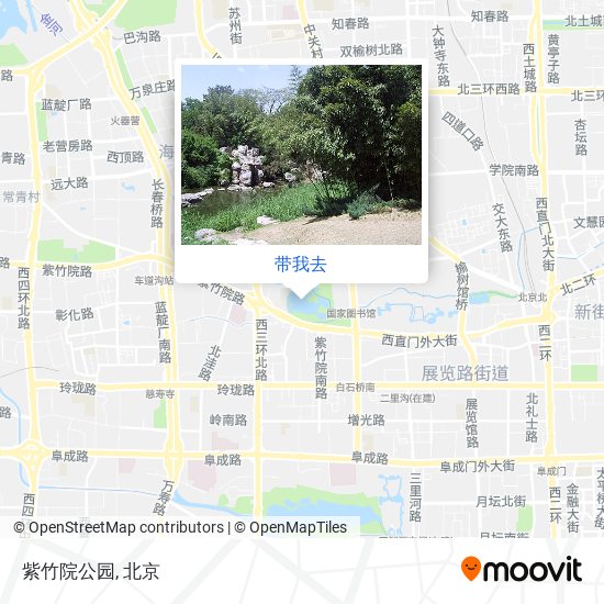 紫竹院公园地图