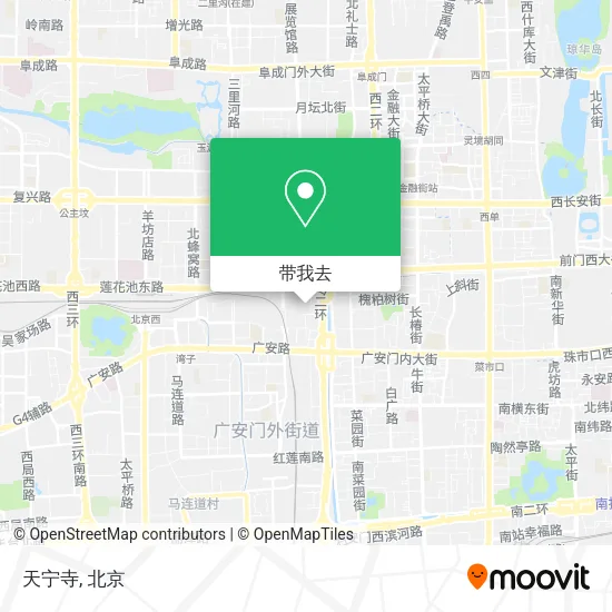 天宁寺地图