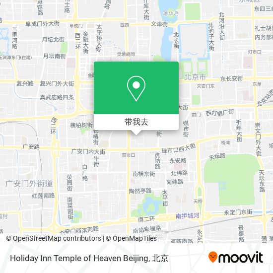 Holiday Inn Temple of Heaven Beijing地图