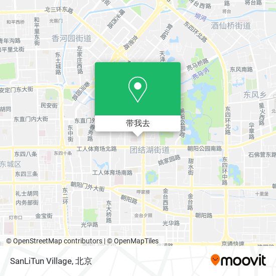 SanLiTun Village地图