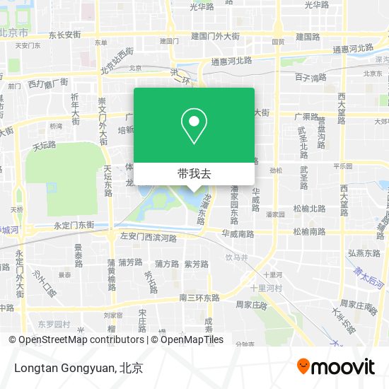 Longtan Gongyuan地图