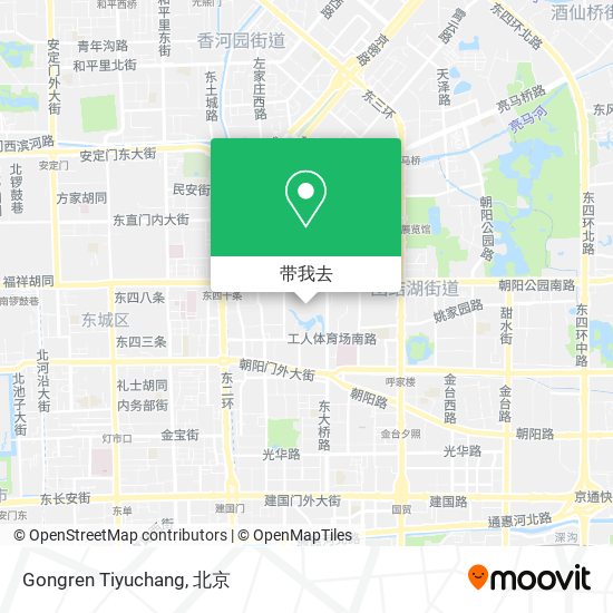 Gongren Tiyuchang地图