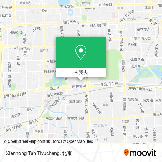 Xiannong Tan Tiyuchang地图