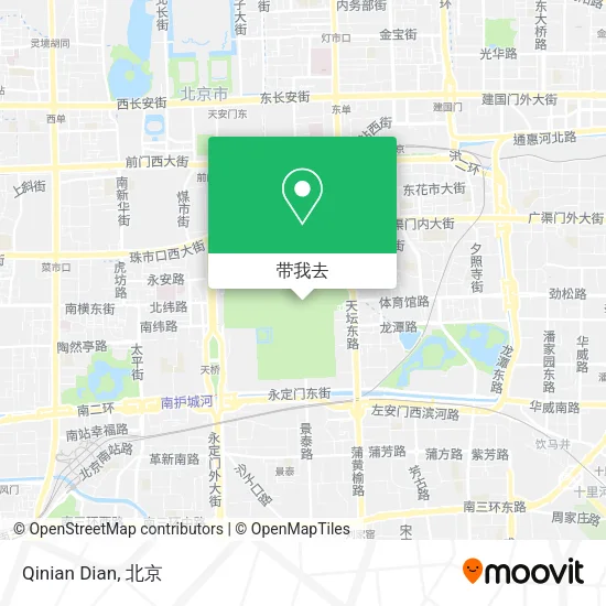 Qinian Dian地图