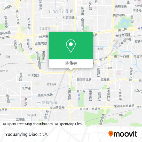 Yuquanying Qiao地图