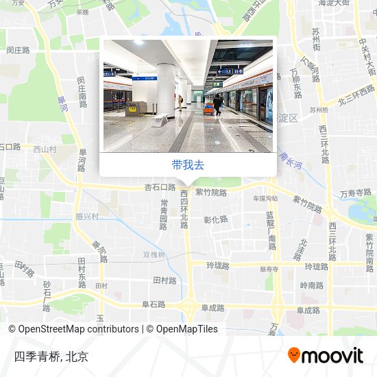四季青桥地图