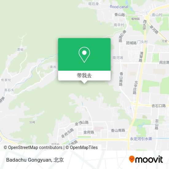 Badachu Gongyuan地图