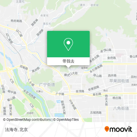 法海寺地图