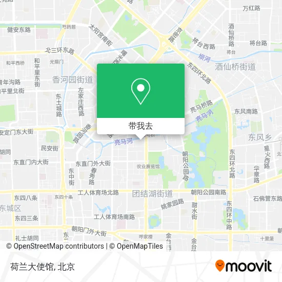 荷兰大使馆地图