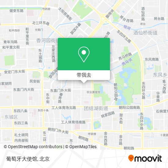 葡萄牙大使馆地图