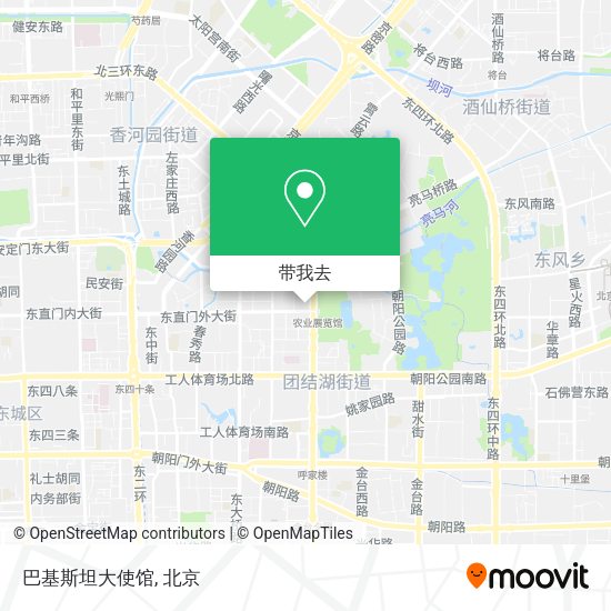 巴基斯坦大使馆地图