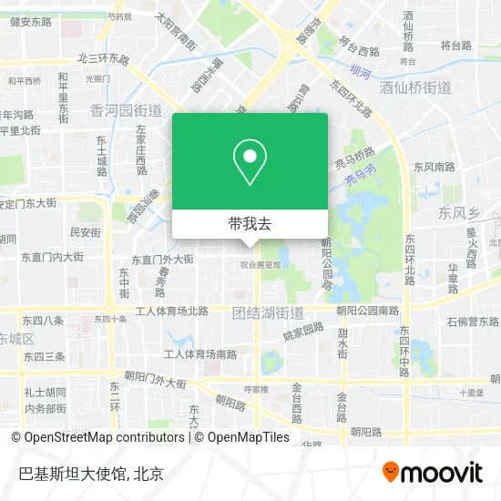 巴基斯坦大使馆地图