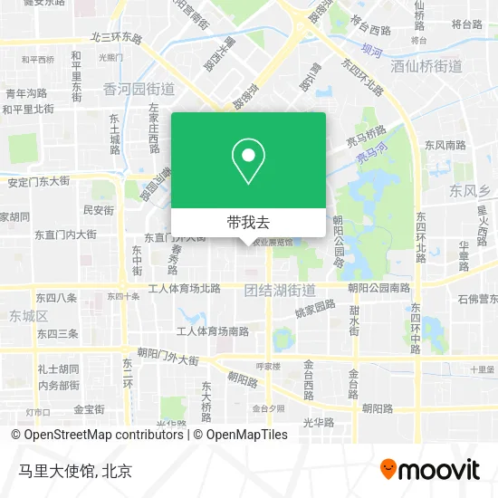 马里大使馆地图