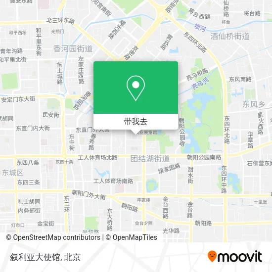 叙利亚大使馆地图