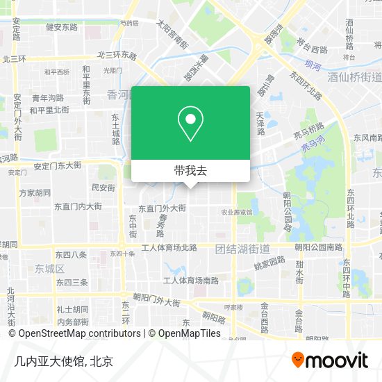 几内亚大使馆地图