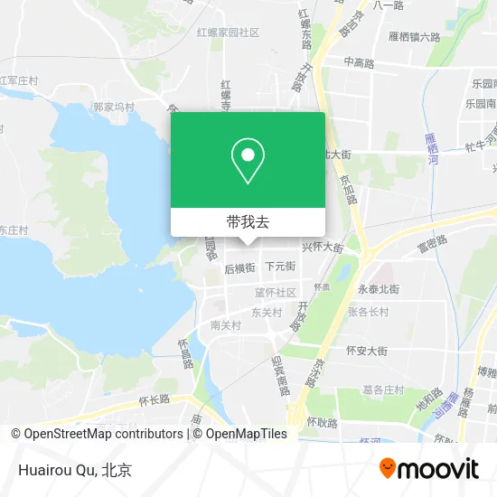 Huairou Qu地图