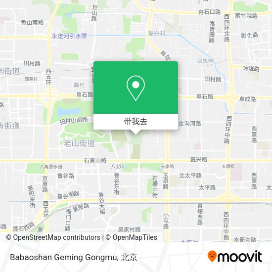 Babaoshan Geming Gongmu地图