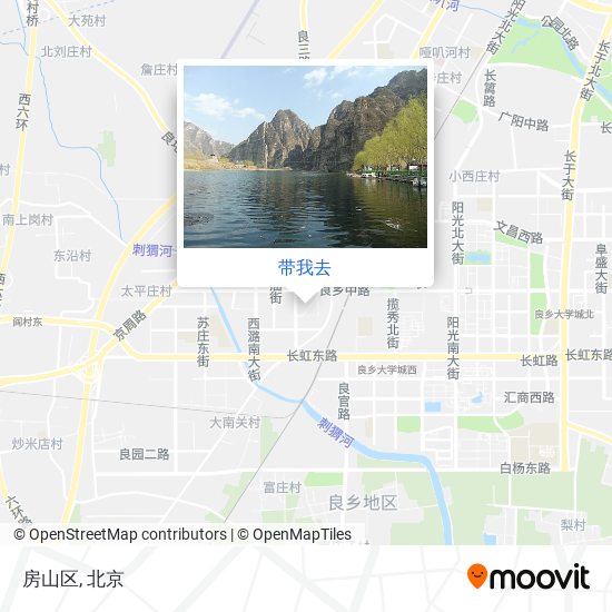 房山区地图