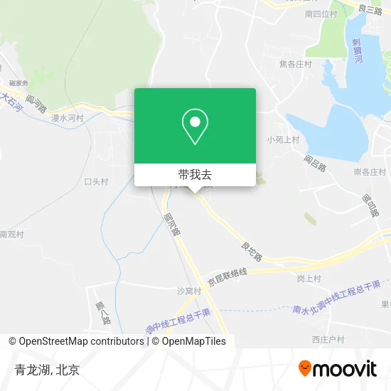 青龙湖地图