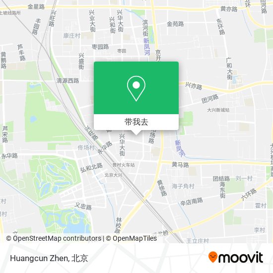 Huangcun Zhen地图