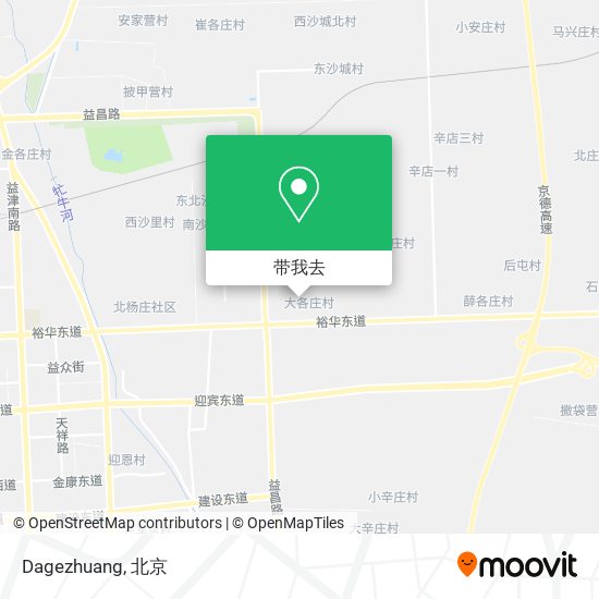 Dagezhuang地图