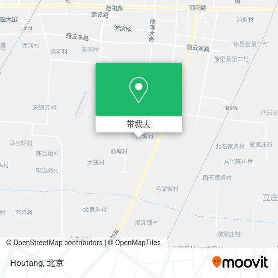 Houtang地图