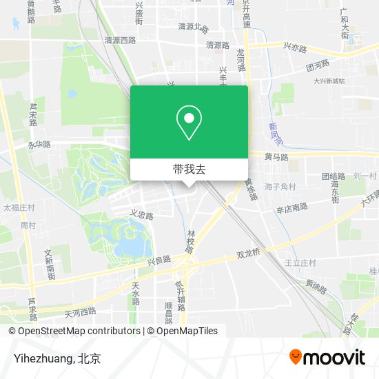 Yihezhuang地图