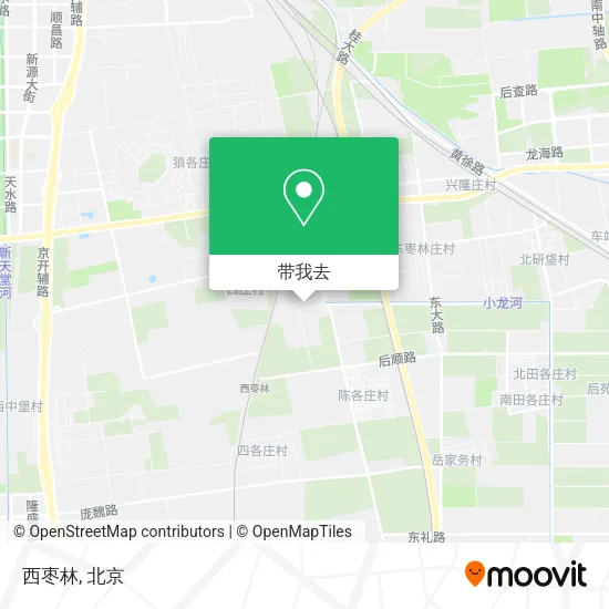 西枣林地图