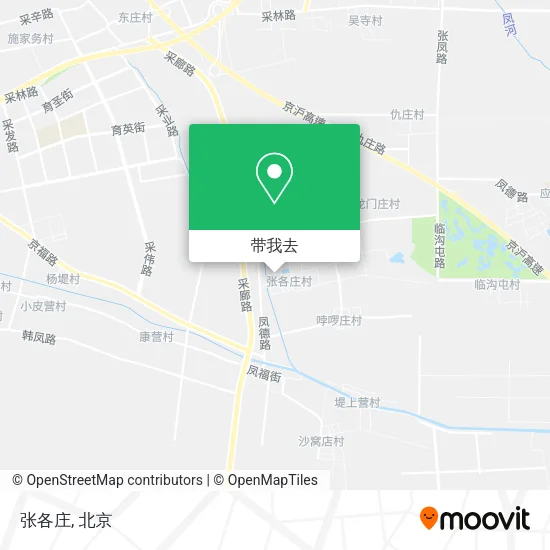 张各庄地图