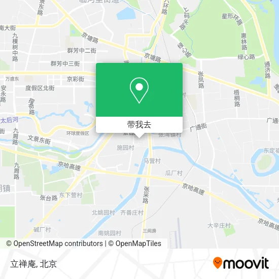 立禅庵地图