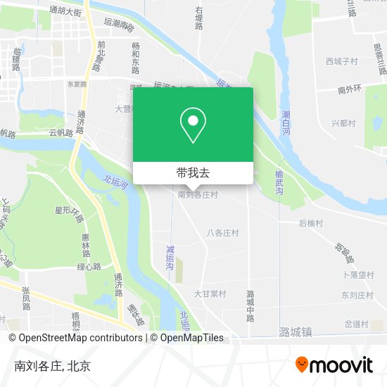 南刘各庄地图