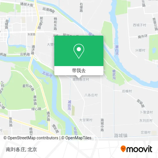 南刘各庄地图
