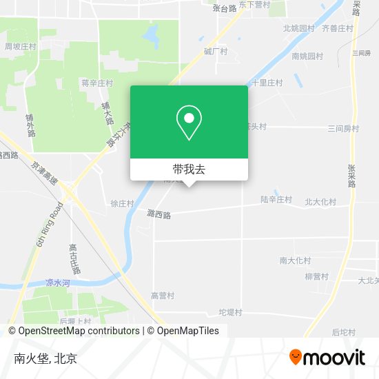 南火垡地图