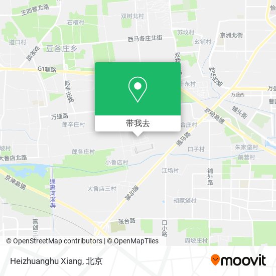 Heizhuanghu Xiang地图