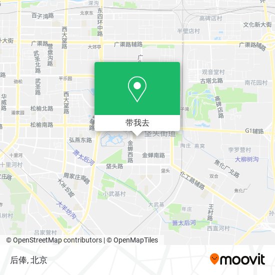 后俸地图