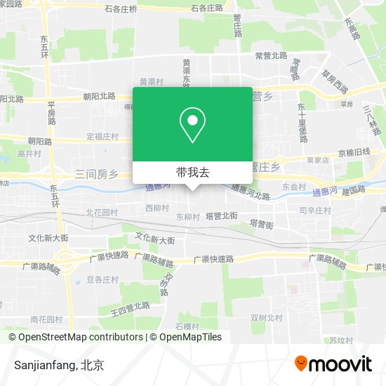 Sanjianfang地图