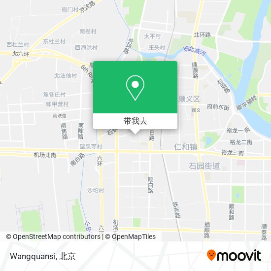 Wangquansi地图