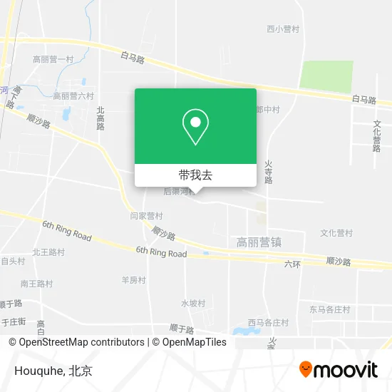Houquhe地图